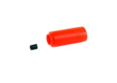 Резинка хоп-ап красная силиконовая с ребрами 60' SHS - фото 10602
