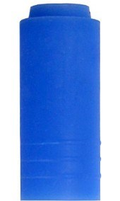 Резинка хоп-ап голубая силиконовая с ребрами 70' SHS - фото 10604