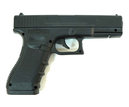 Пистолет пенвм. Stalker S17 (Glock 17) 4,5 мм, пластик, 120 м/с, СО2 - фото 10624