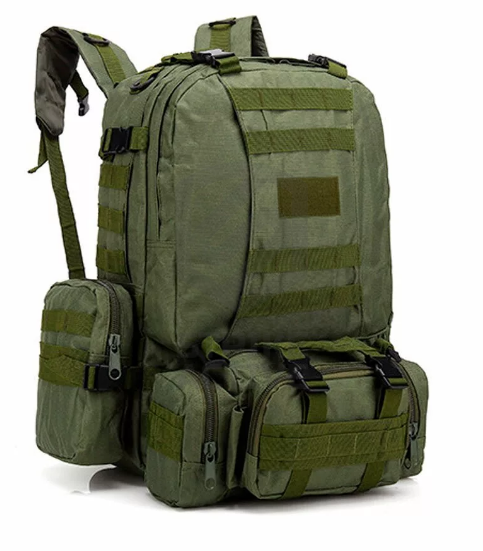 РЮКЗАК 30L Hiking Tactical 600D с отделяемыми карманами YA BK-5031 OD - фото 11242