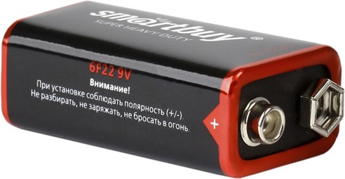 Батарейка smartbuy 9V 6F22 3353 - фото 13769