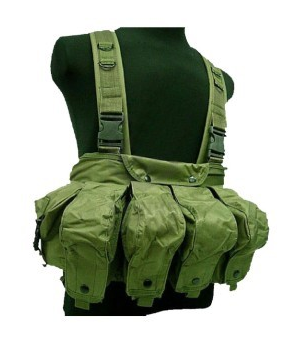 Разгрузка нагрудная 6 карманов OLIVE DRAB 4078 - фото 14803