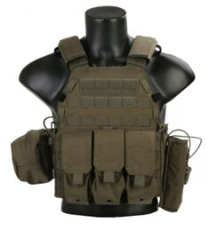 Жилет тактический LBT6094A style Plate Carrier w 3 pouches/RG500D EmersonGear 2519 - фото 15261