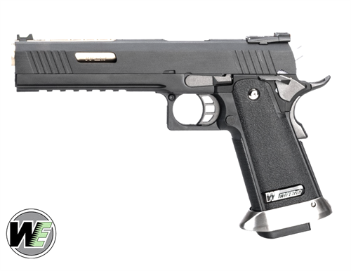 Пистолет WE COLT M1911 Hi-Capa 6, металл, дл. рамка, BKSV 4439 - фото 15517