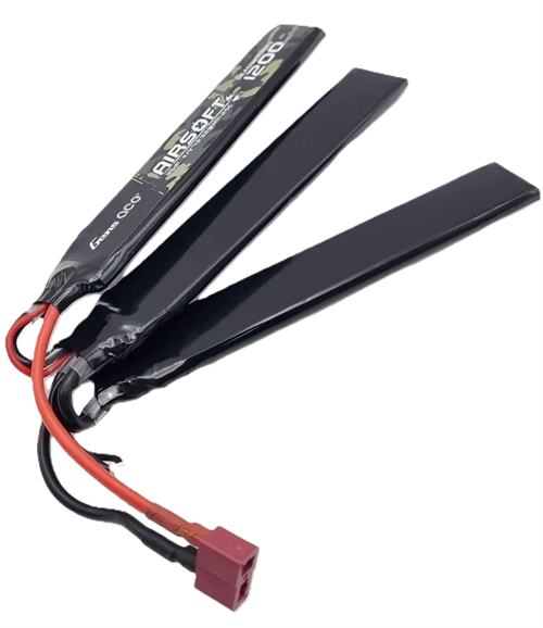 Аккум 11.1V 1200mAh 25C CQB Li-Po (Gens Ace) Т-разъем 4608