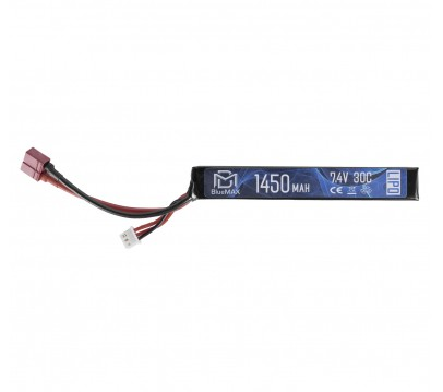 Аккум BlueMAX 7.4V 1450mah AK-Type (Li-Po) Т-разъем 4601