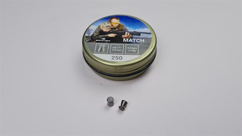 Пуля Borner Match (250шт.) 0,58гр. 4,5 мм - фото 6175