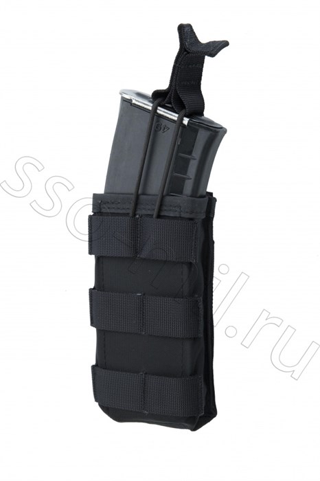 Подсумок АКМ 1 MOLLE без клапана черный ССО - фото 6988