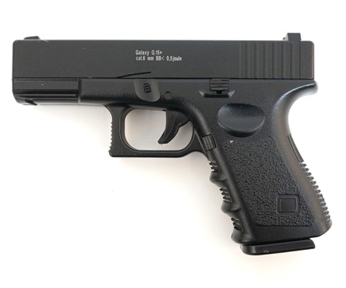 Пистолет спринг Glock17 с кобурой Galaxy G.15+ - фото 7178