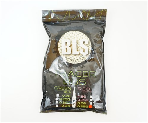 Шарики BLS трассирующие 0,25 (1кг, зеленые, пакет) Taiwan - фото 7458