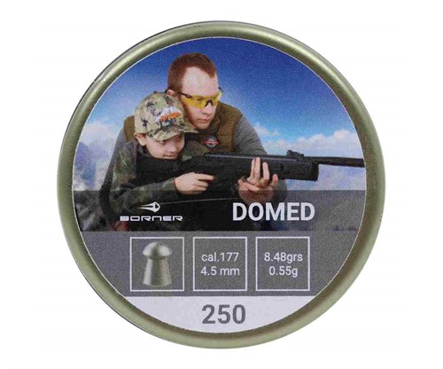 Пуля пневм. Borner "Domed", 4,5 (250 шт.) 0,55гр - фото 8243