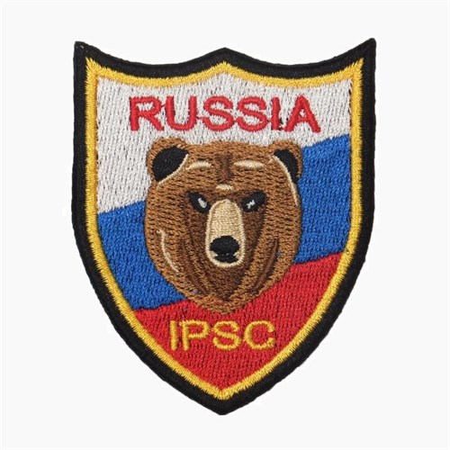 Шеврон IPSC Russia ПВХ - фото 8873