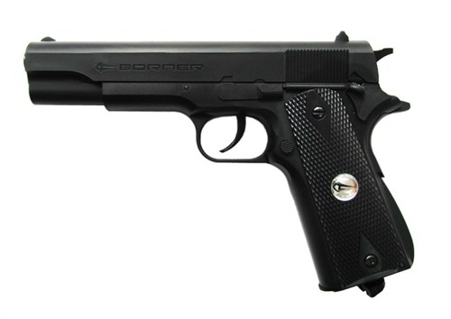 Пистолет пневм. BORNER CLT125 (Colt), кал. 4,5 мм - фото 9483