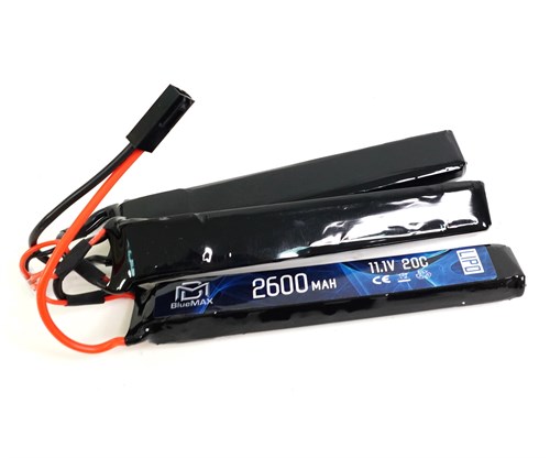 Аккум BlueMAX 11.1V Lipo 2600mAh 20C triple 3x (12.5x21x128) - фото 9713