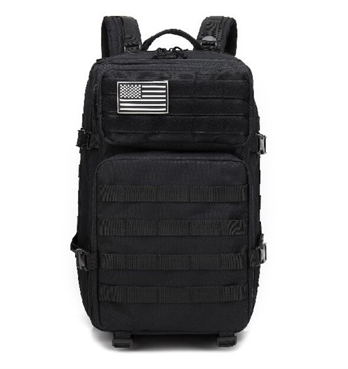 РЮКЗАК 45L Fashion Tactical Military Backpack 50x30x30cm Black - фото 9813