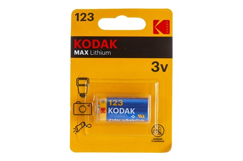 Батарейка CR123 LITHIUM 3V KODAK - фото 9929