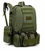 РЮКЗАК 30L Hiking Tactical 600D с отделяемыми карманами YA BK-5031 OD