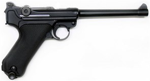 Пистолет пневм. WE P-08 6", металл, черный 2663