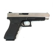 Пистолет пневм. WE GLOCK-34 gen3, хром 3246