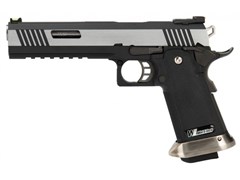 Пистолет пневм. WE COLT M1911 Hi-Capa 6" Two Tone / Silver 3301