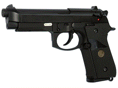 Пистолет пневм. WE BERETTA M92F, CO2, рельса 3305