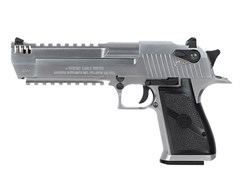 Пистолет пенвм. WE DESERT EAGLE L6, металл, рельсы, SILVER 4288