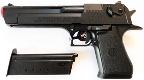Пистолет пневм. TOKYO MARUI DESERT EAGLE, GBB, пластик, черный 4435
