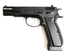 Пистолет пневм. KJW CZ75 Black, черный, металл, CO2  KP-09 4437