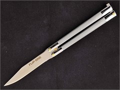 Нож складной бабочка балисонг FLIP ONE на клерках B-135 4553