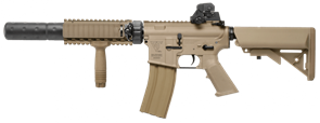 Автомат. G&G TR4 CQB-S no BlowBack, body - metal (130-140 m/s) DESERT 4578