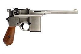 Пистолет страйкбольный WE Mauser 712, SILVER, металл 4723