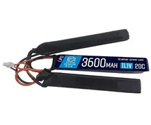 Аккум. 11.1V 3600mAh Mini- разъем 20C CQB (LiPo) BlueMAX 4940