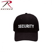 КЕПКА ROTHCO LOW PROFILE - BLK / SECURITY - WHITE
