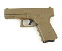 ПИСТОЛЕТ спринговый Glock17 TAN (Galaxy) G.15D