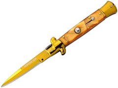 Нож складной автоматический Genovese Gold A-203