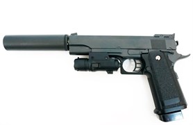 ПИСТОЛЕТ Galaxy COLT1911PD с глушителем и лцу G.6А SPRING