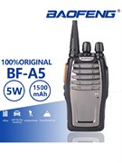 Радиостанция Baofeng BF-A5, 5 Ватт, 16 каналов, 1800 мАч