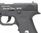 Пистолет пневм. BORNER W119 (Glock 17), кал. 4,5 мм 1278