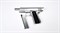 Пистолет пневм. WE COLT M1911А1, металл, хром, черные накладки 397