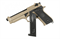 Питстолет пневм. WE BERETTA M9A1 tan, металл, рельса 3306