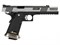 Пистолет пневм. WE COLT M1911 Hi-Capa 6" Two Tone / Silver 3301
