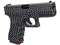 Пистолет пневм. WE GLOCK-19 gen3, металл 4440