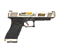 Пистолет WE Glock-34 G-Force, чер, хром слайд, золот. ствол 4450 - фото 15558
