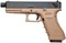 Пистолет пневм. KJW GLOCK G18, авт., ствол с резьбой, мет. слайд TAN 4583
