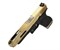Пистолет пневм. WE GLOCK-34 G-Force металл слайд, GOLD Titanium Version 4934