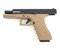 Пистолет пневм. KJW GLOCK G17 GBB GAS TAN 1364
